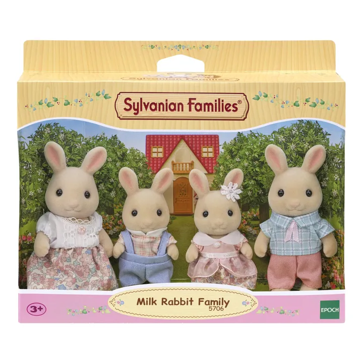Sylvanian Families La famille lapin crème