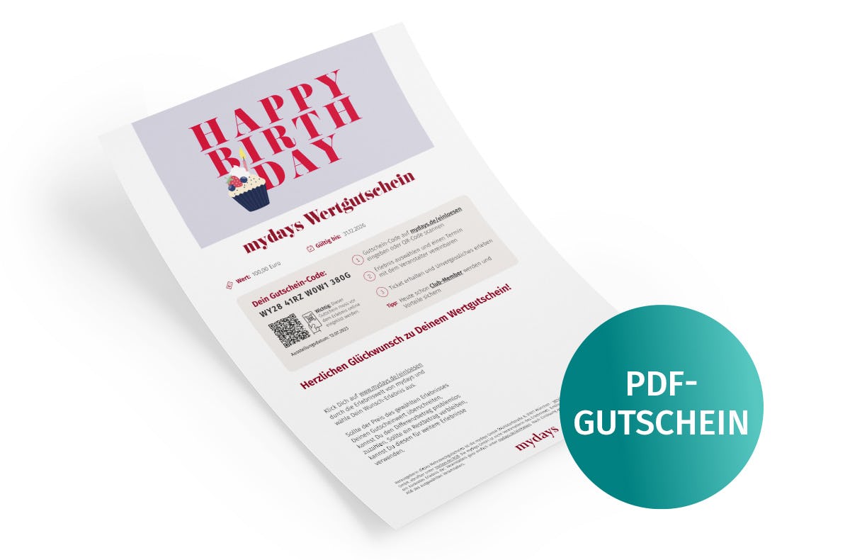 Flexibles Geschenk Happy Birthday Muffin