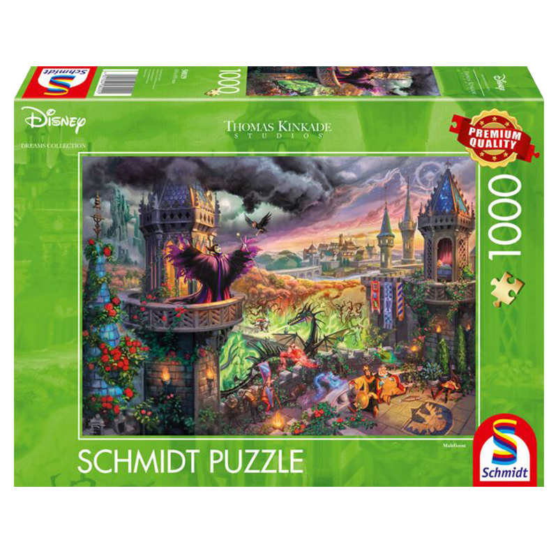 Puzzle 1000 pièces Disney : Maléfique