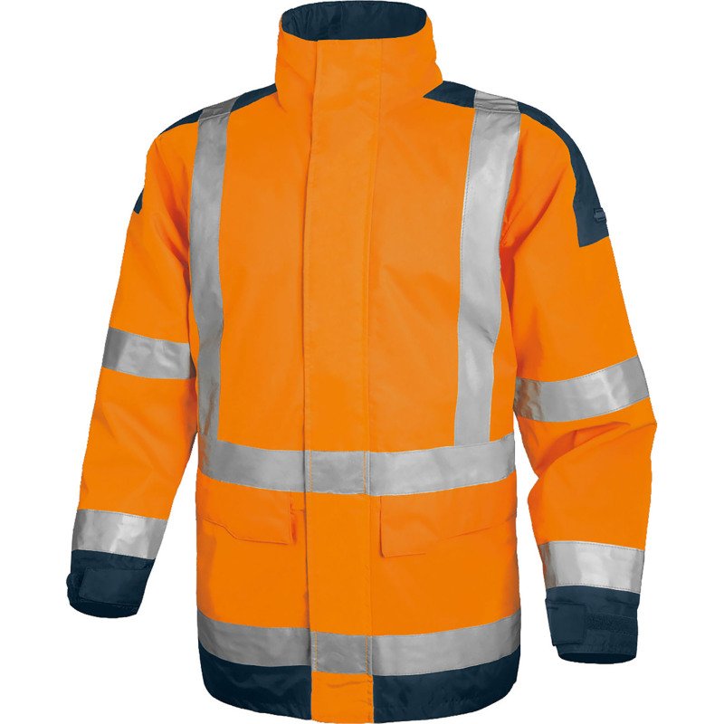 Parka haute visibilité Easyview, orange fluo