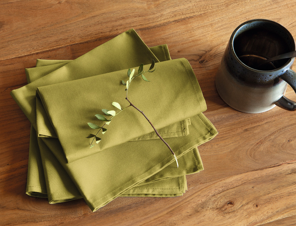 Lot de 4 serviettes de table-Couleurs de table