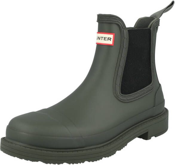 Hunter Boots Women's Commando Chelsea Boot Rubberlaarzen zwart