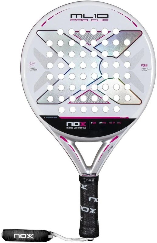 Argent de la Coupe - ML10 Pro Cup Silver - Padel Racket - Carbon - Glasvezel