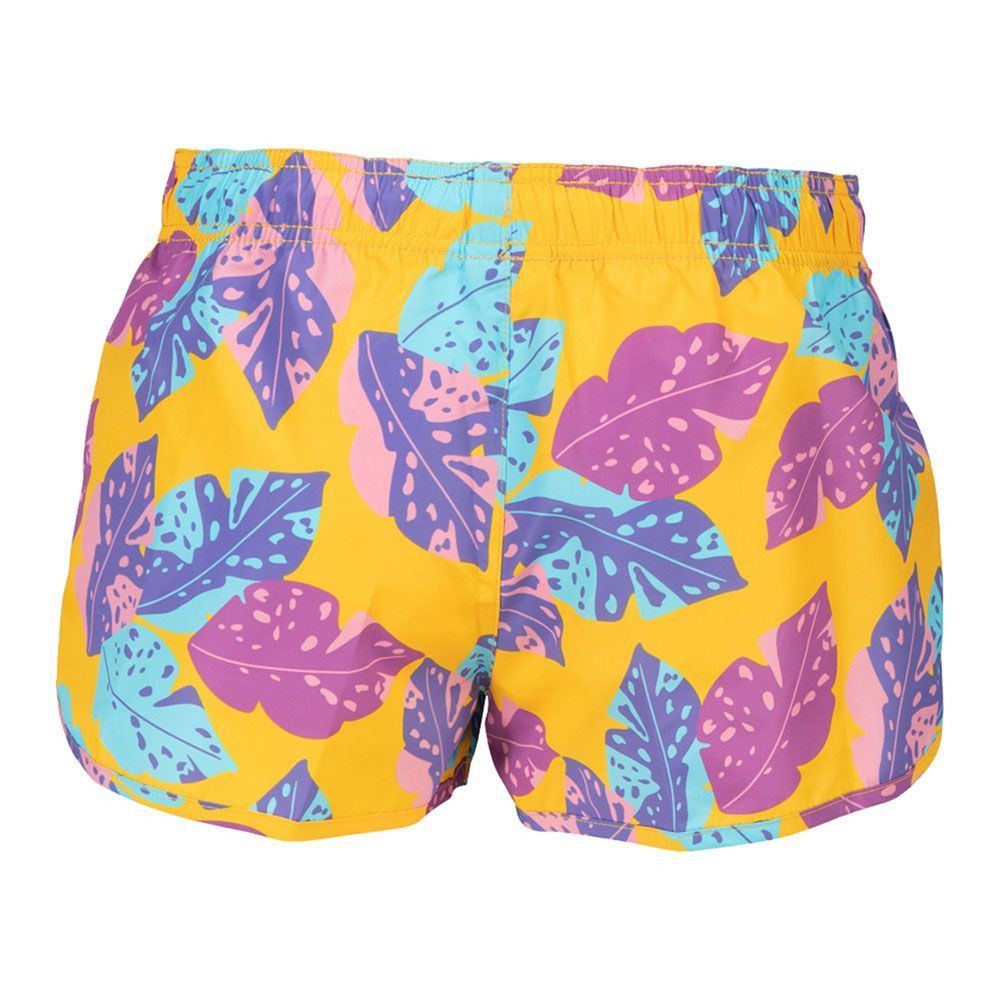 Arena ALLOVER - Short de bain Femme lily yellow multi