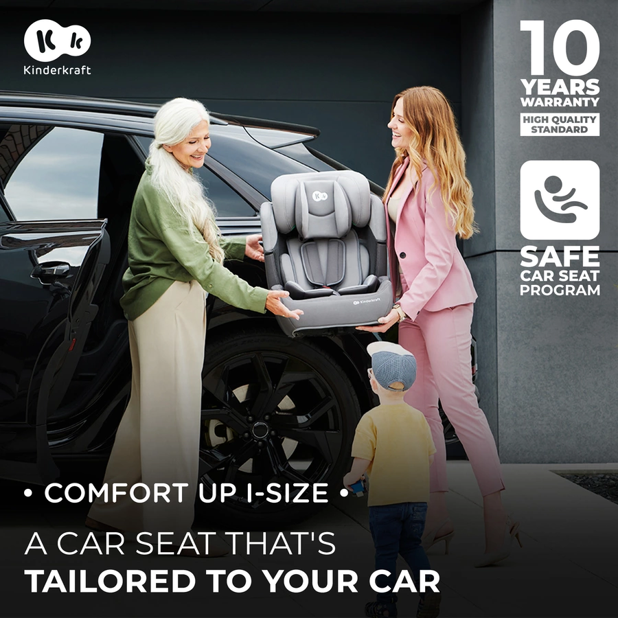 Kinderkraft Autokindersitz Comfort Up i-Size 76 bis 150 cm grün
