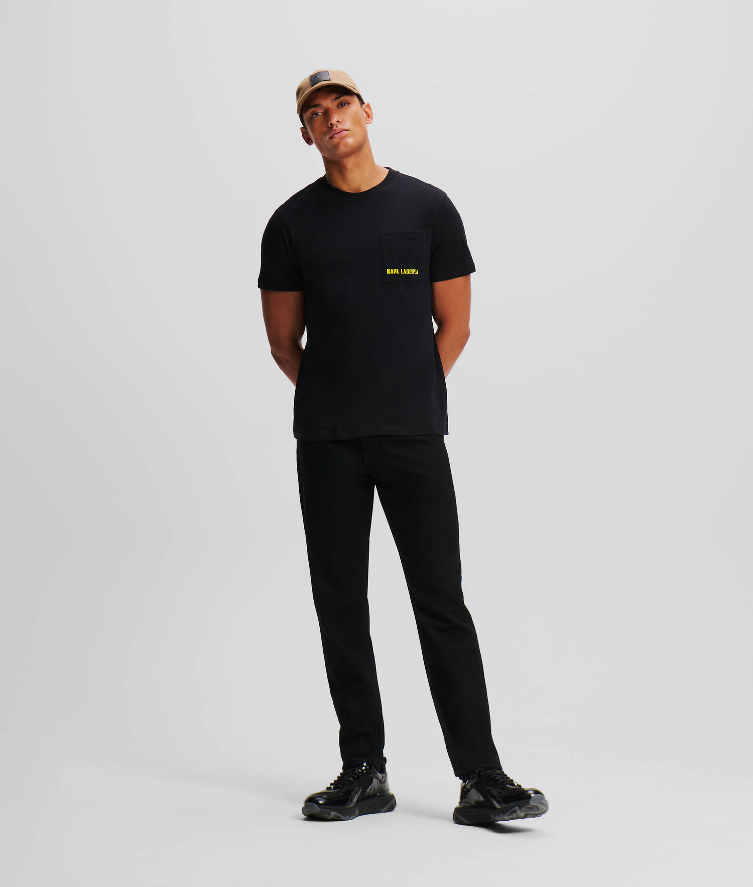 T-SHIRT À POCHE AVEC LOGO KARL
