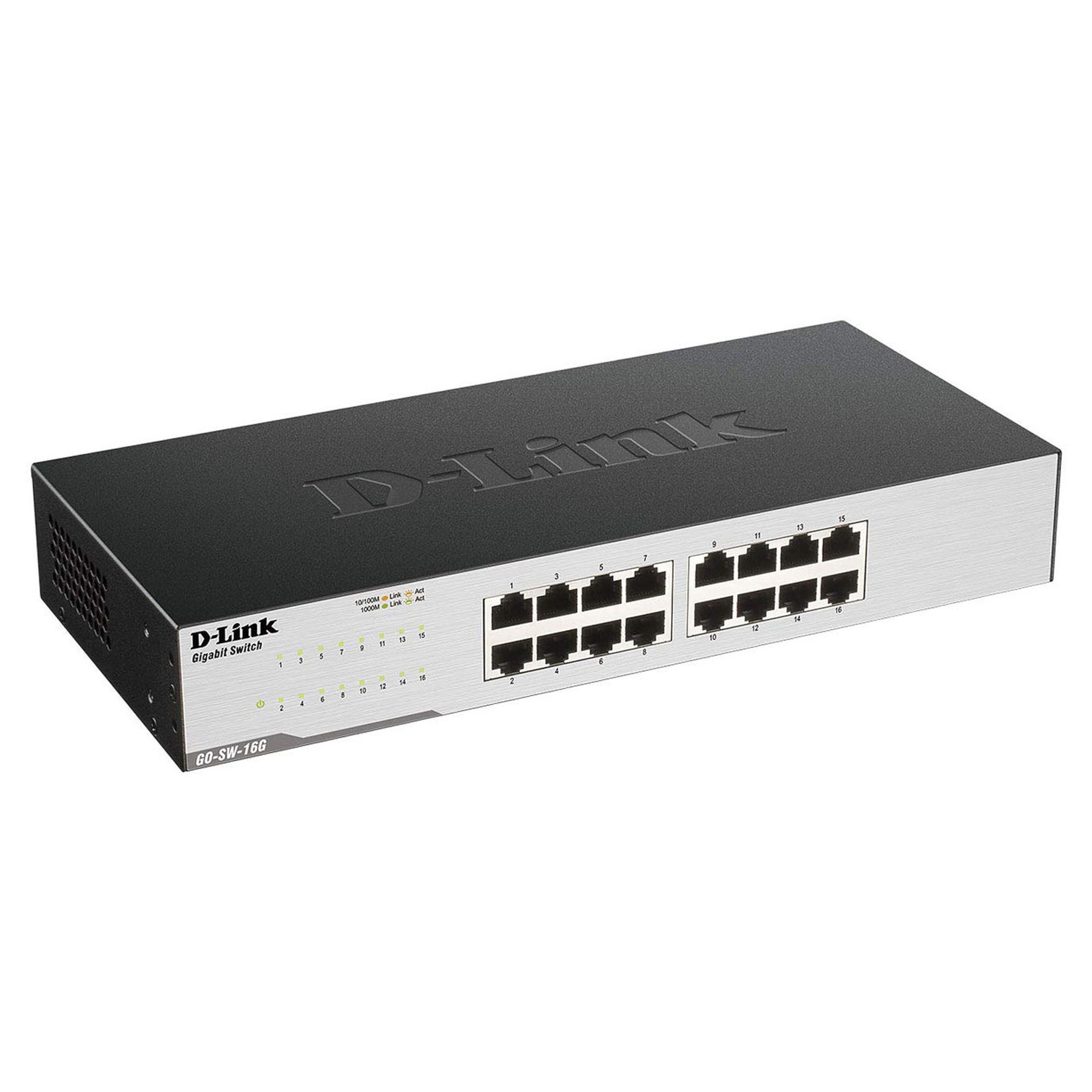 D-Link GO-SW-16G 16-porters gigabitswitch