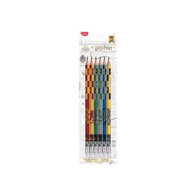 Maped Black'Peps Harry Potter - Pack de 6 Crayons à papier - HB