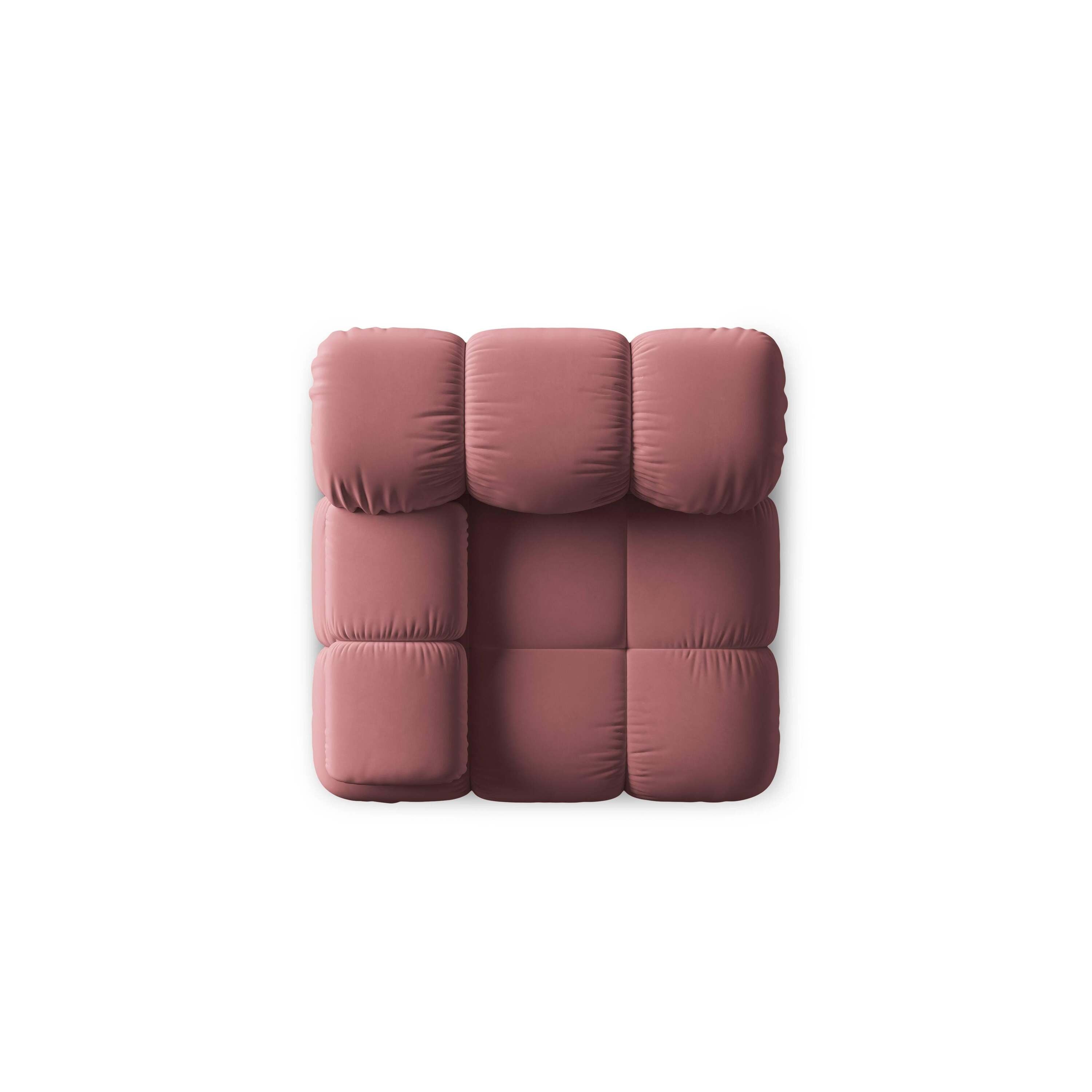 Milo Casa Tropea Modulair Bank Element - Hoek Links - Roze