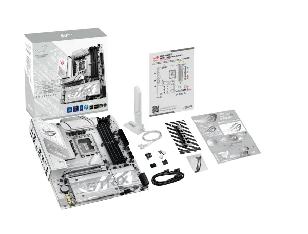 ASUS ROG STRIX B860-G GAMING WIFI - Bundkort - micro ATX - LGA1851 sokkel - B860 Chipset - USB4, USB-C 3.2 Gen 2x2, USB 3.2 Gen 2, USB 3.2 Gen 1 - 2.5 Gigabit LAN, Wi-Fi 7, Bluetooth - onboard grafik (CPU påkrævet) - HD Audio (8-kanaler)