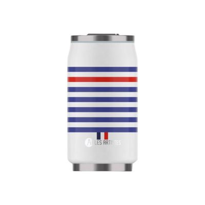 Les Artistes Paris - Canette isotherme - Sailor bleu/blanc/rouge - 280 ml - acier inoxydable