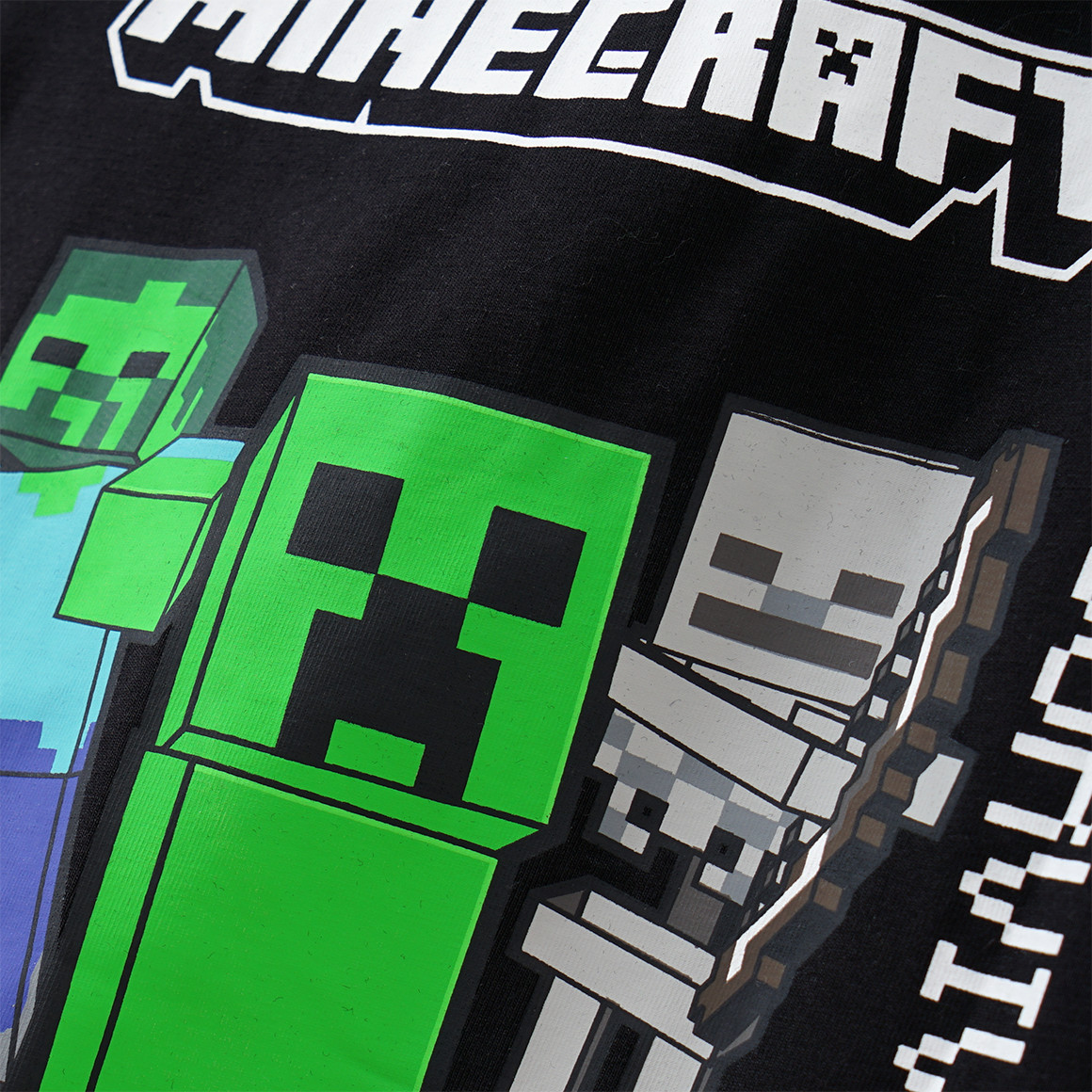 Topolino 2 Minecraft Unterhemden im Set schwarz / grün