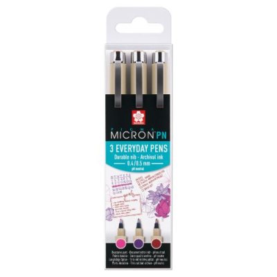 Sakura Pigma Micron Assorted Colours Pen Set of 3