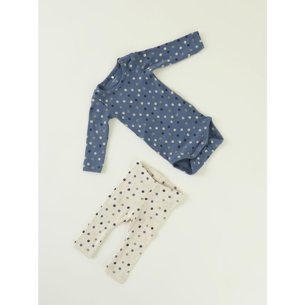 Køb Name It Peyote Melange Smiles Leggings