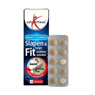 Lucovitaal Slapen & Helpt Fit Wakker Worden Tabletten 30TB