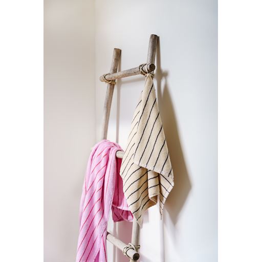Bongusta Naram Håndklæde, Baby Pink & Ski Patrol Red, 50x80 cm