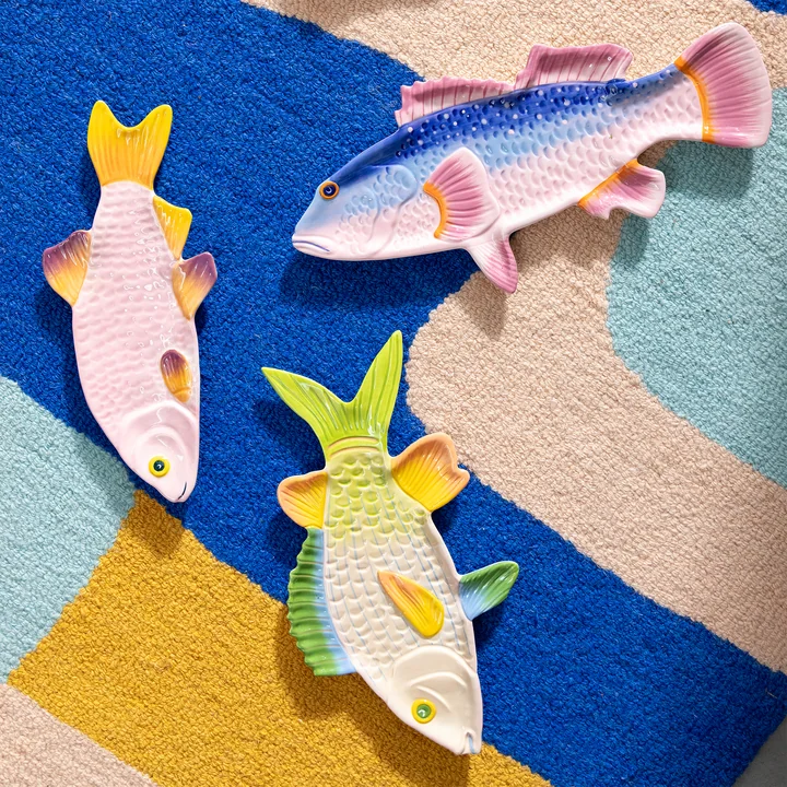 &klevering - Fish Servierplatte, Rainbow