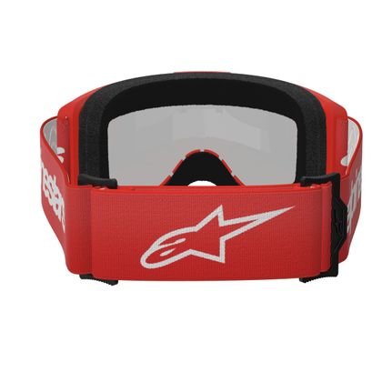 Masque cross Alpinestars VISION 3 WORDMARK IRIDIUM 2025 - Rouge