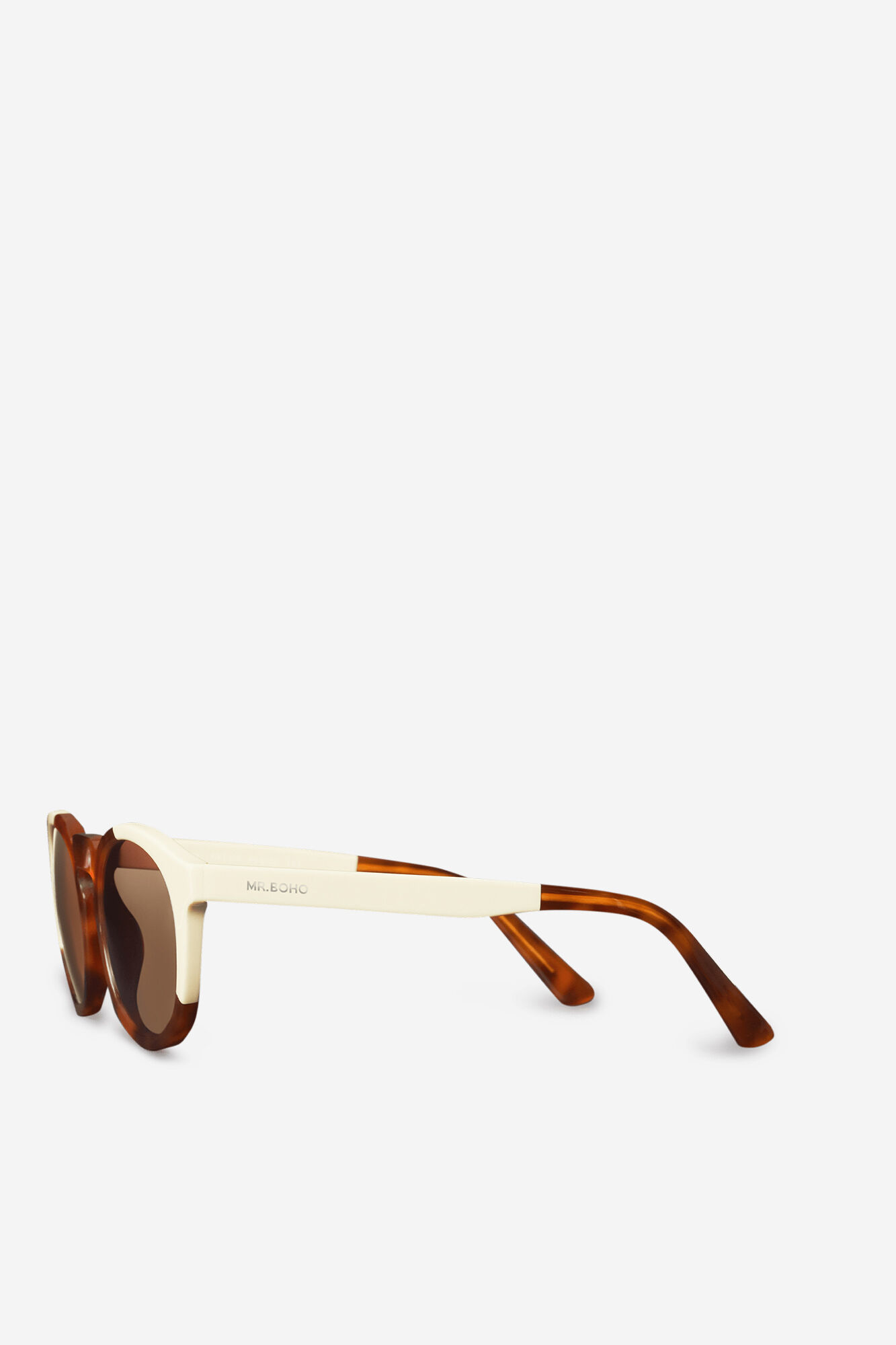 Óculos de Sol Unissex CREAM/LEO TORTOISE JORDAAN - Marrom