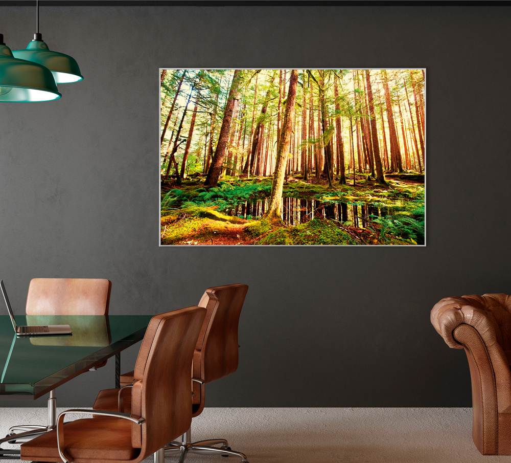 Akustikbild BAUMSTÄMME 80x120cm, 7kg