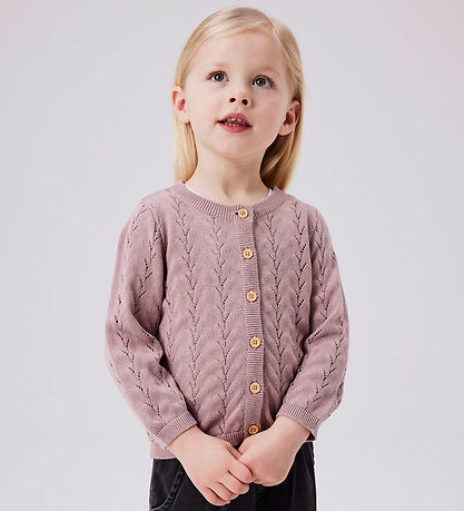 Name It Cardigan - Strick - Noos - NmfBanni - Deauville Mauve