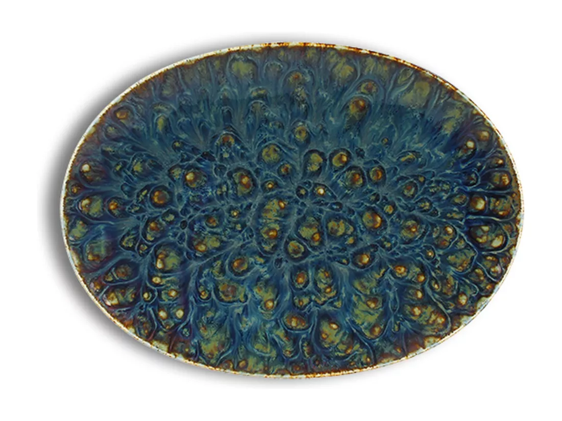Ogo Living - Lot 6 Plats Ovales Venus 24x17cm En Porcelaine