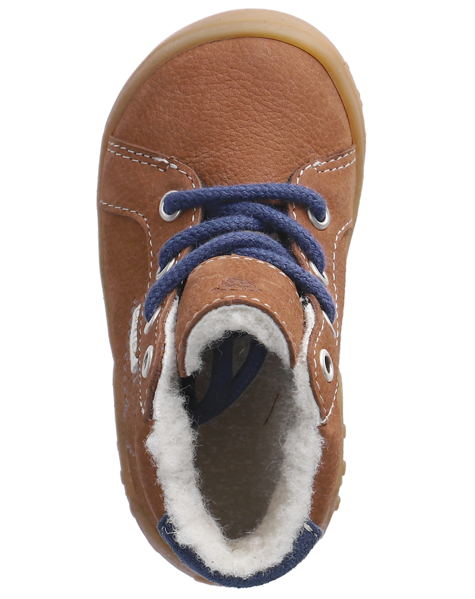 Lauflernboots DENNY gefüttert in curry/blau