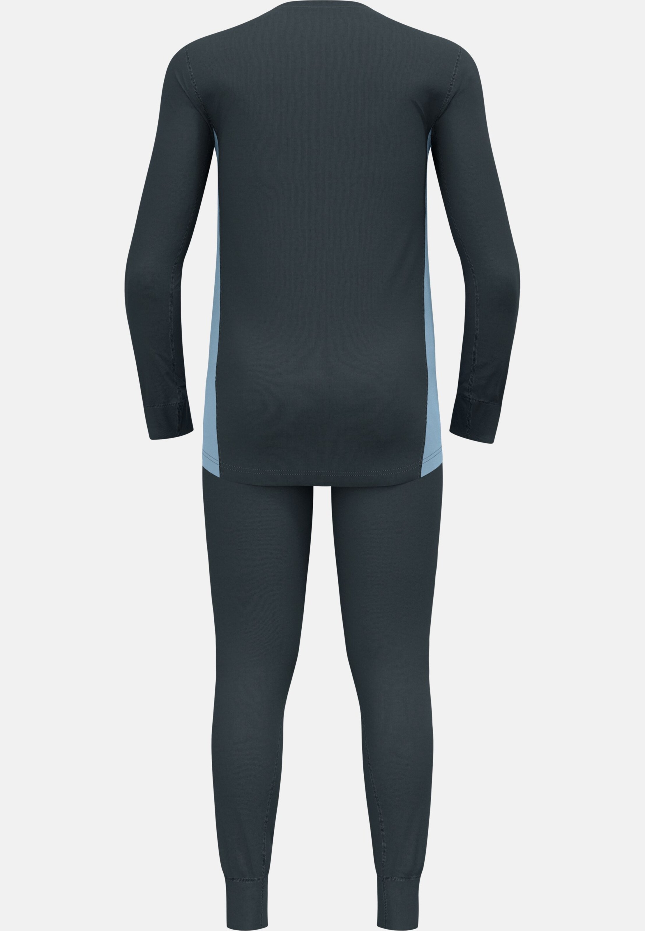 Active Warm Base layer Set in black - provincial blue