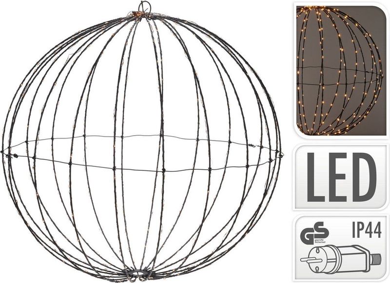 Kerstversiering - Lichtbol - Ø 40 cm - 240 Lampjes - Extra Warm Wit