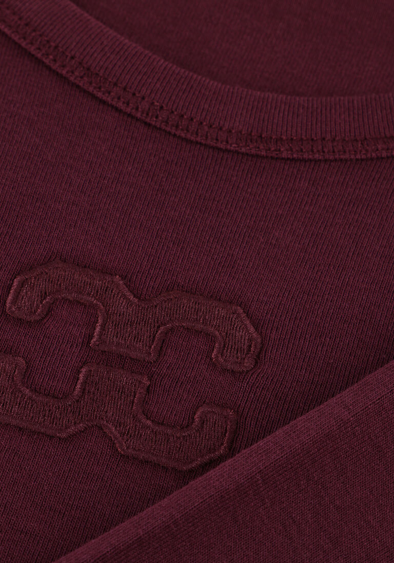 paarse co'couture top granny embroidery