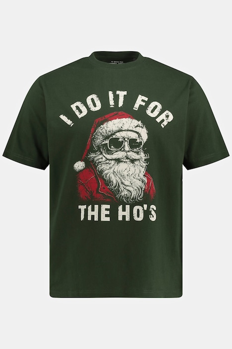 JP 1880 T-Shirt, Halbarm, X-Mas Print, Rundhals, bis 8 XL