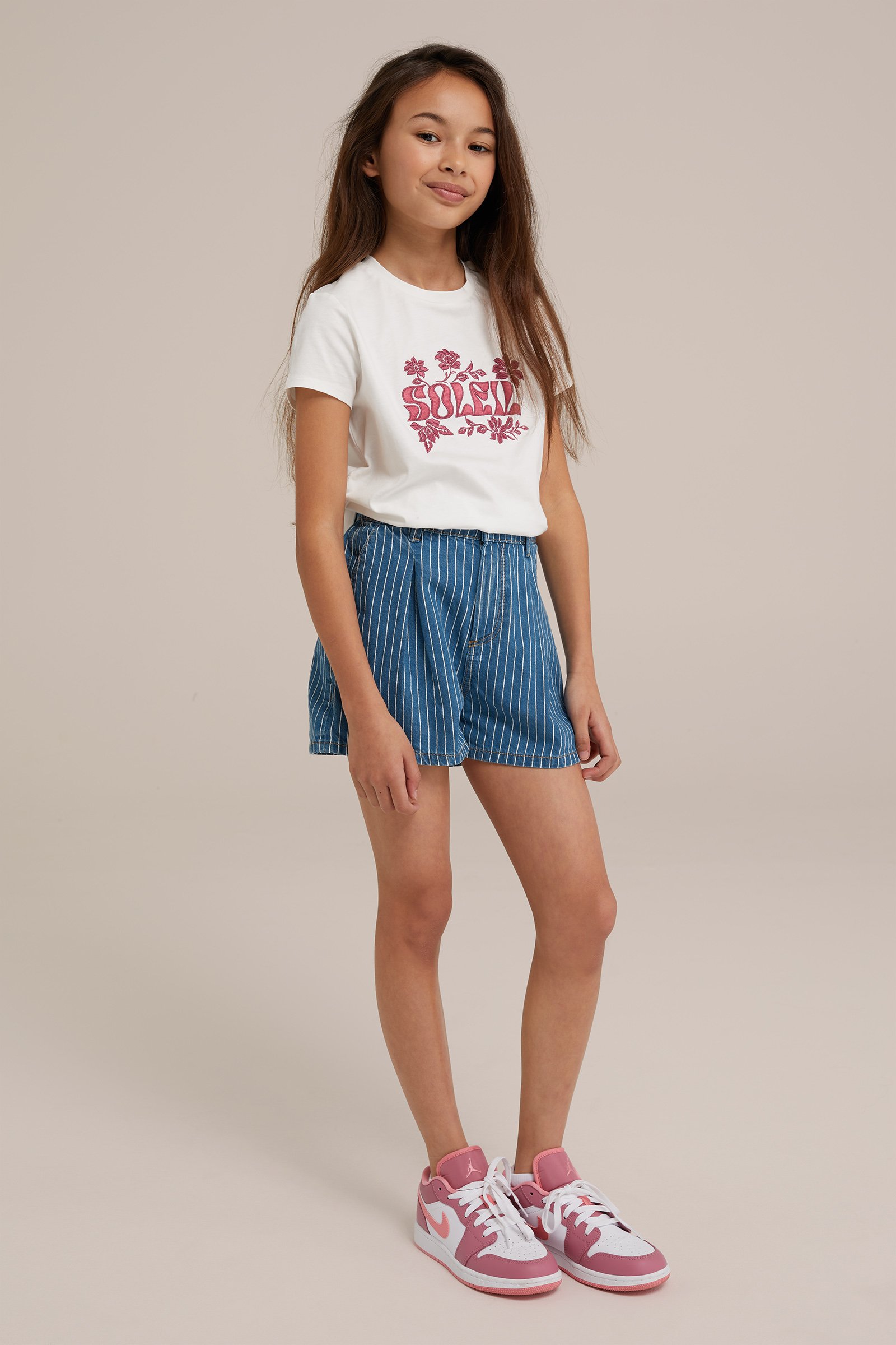 Meisjes short Blue Ridge Blauw