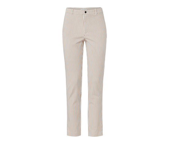 Gestreifte Stretch-Twill-Hose