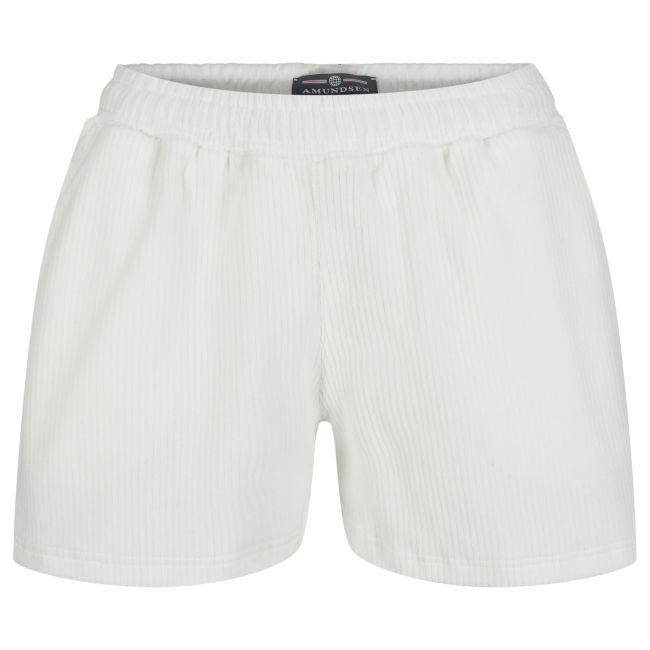 Amundsen 4Incher Comfy Cord Shorts Womens White