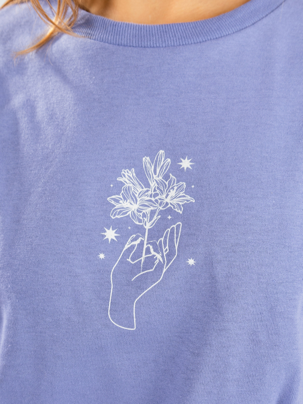 Dravus Bloomhands T-Shirt lavender