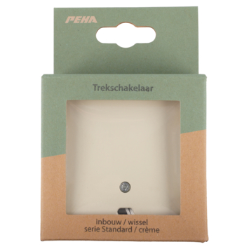 Peha Standard trekschakelaar crème