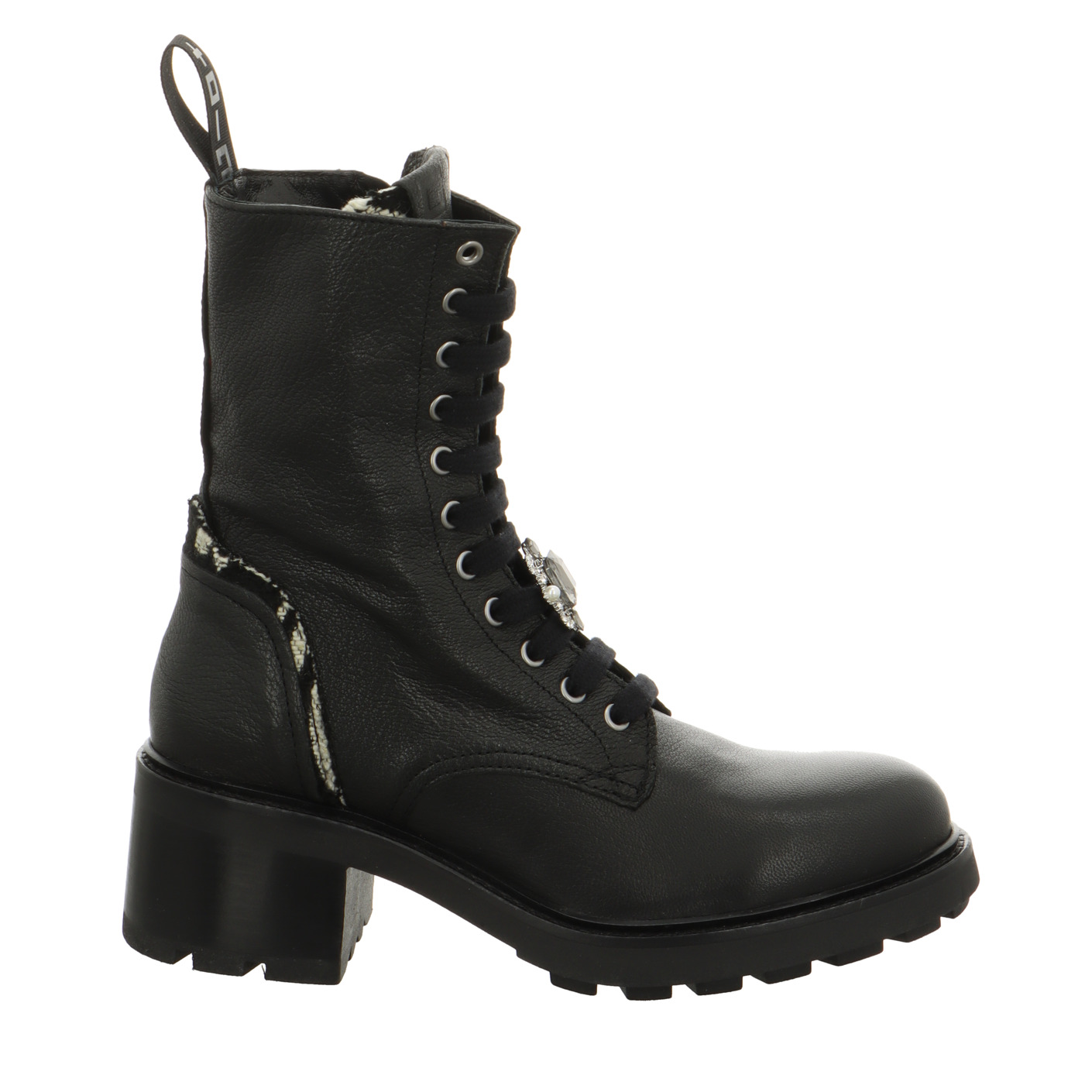 Schnürboots schwarz