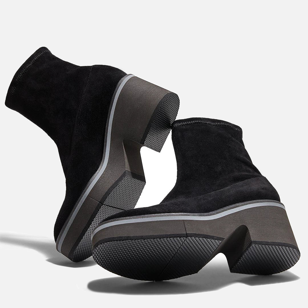 ANKLE BOOTS - ALBANE ankle boots, suede leather black
