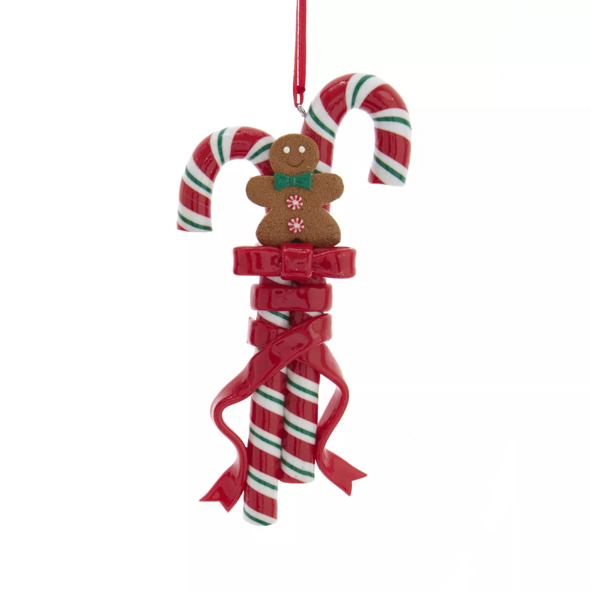 Suspension de Noël (H10 cm) Sucre d'orge et Pain d'épices