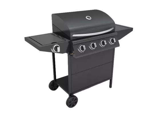 Barbecue a gaz, 4 brûleurs, plus brûleur latéral TALLAHASSEE