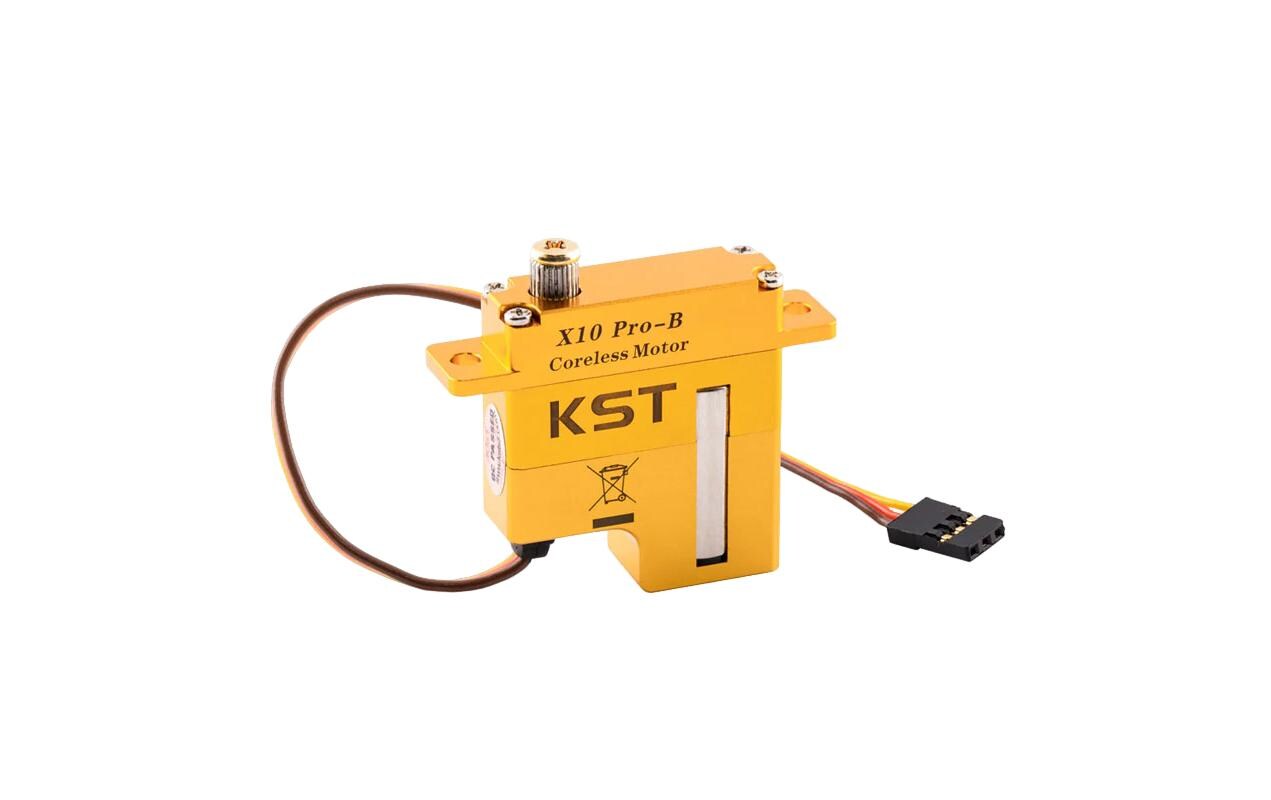 Flächenservo X10 Pro-B V8 11.5 kg, 0.10 s, Digital HV10 mm Flächenservo mit Metallgetriebe für Profianwendungen