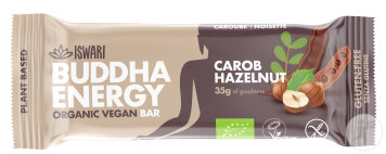 Iswari Buddha Energy Barre Caroube Et Noisettes 35g
