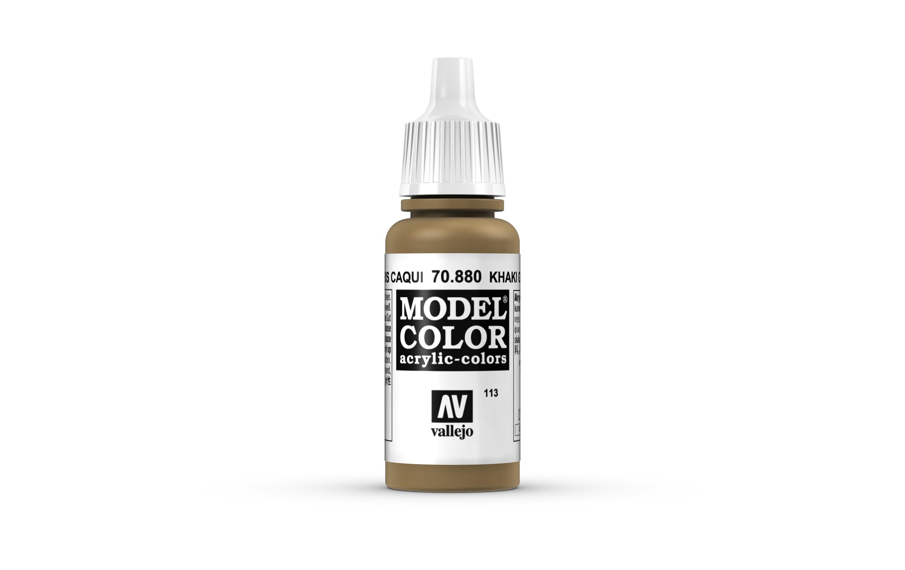 Acrylfarbe Matt, Khakigrau 17 mlModel Color Khaki Grey