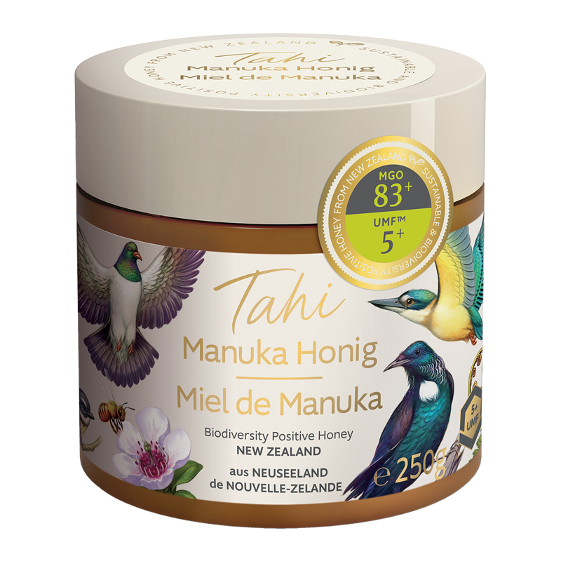 TAHI Manuka Honig UMF 5   MGO 83   deutsch/französisch Topf 250 g