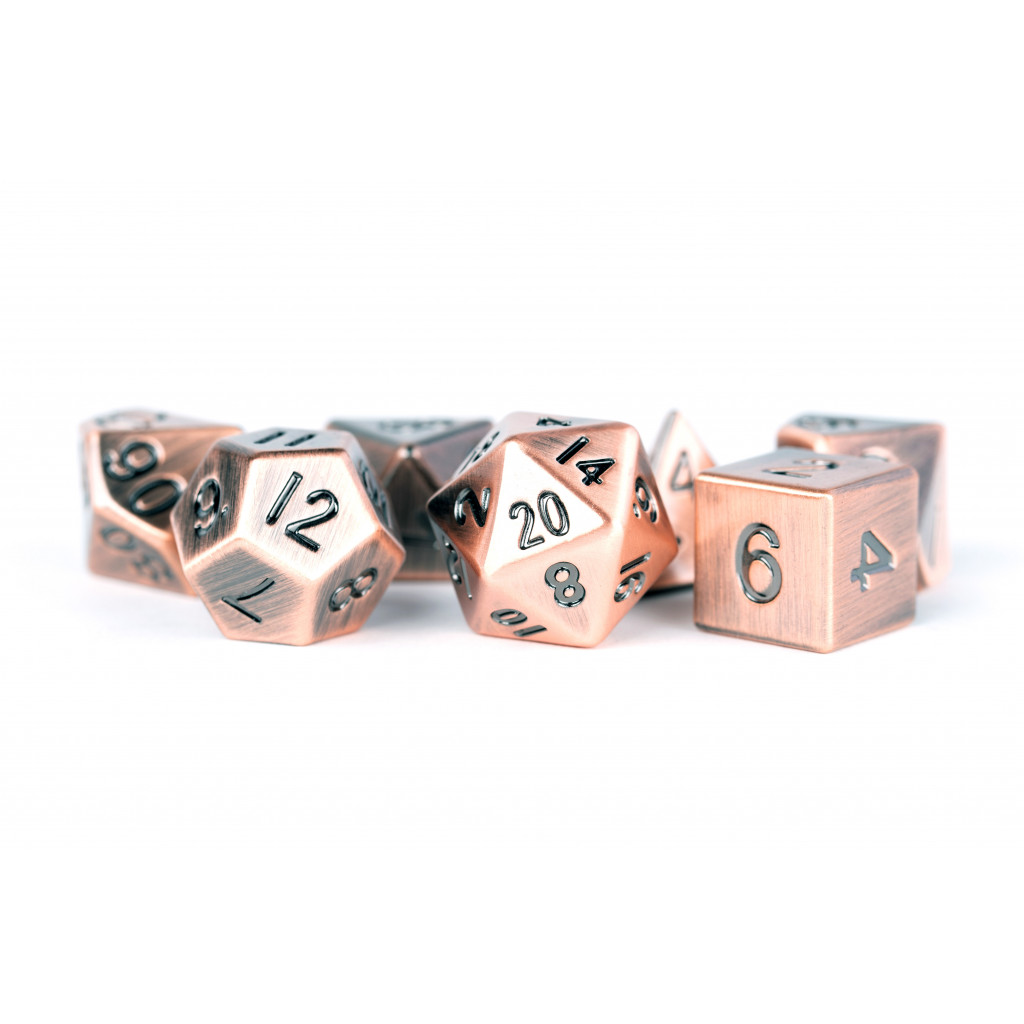 Set de 7 Dés JDR - Métalliques