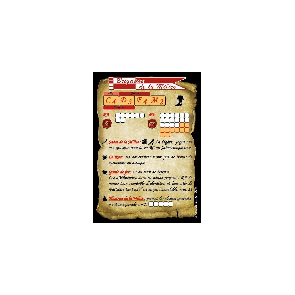 Briskars - Quintors - Brigadier de la Milice