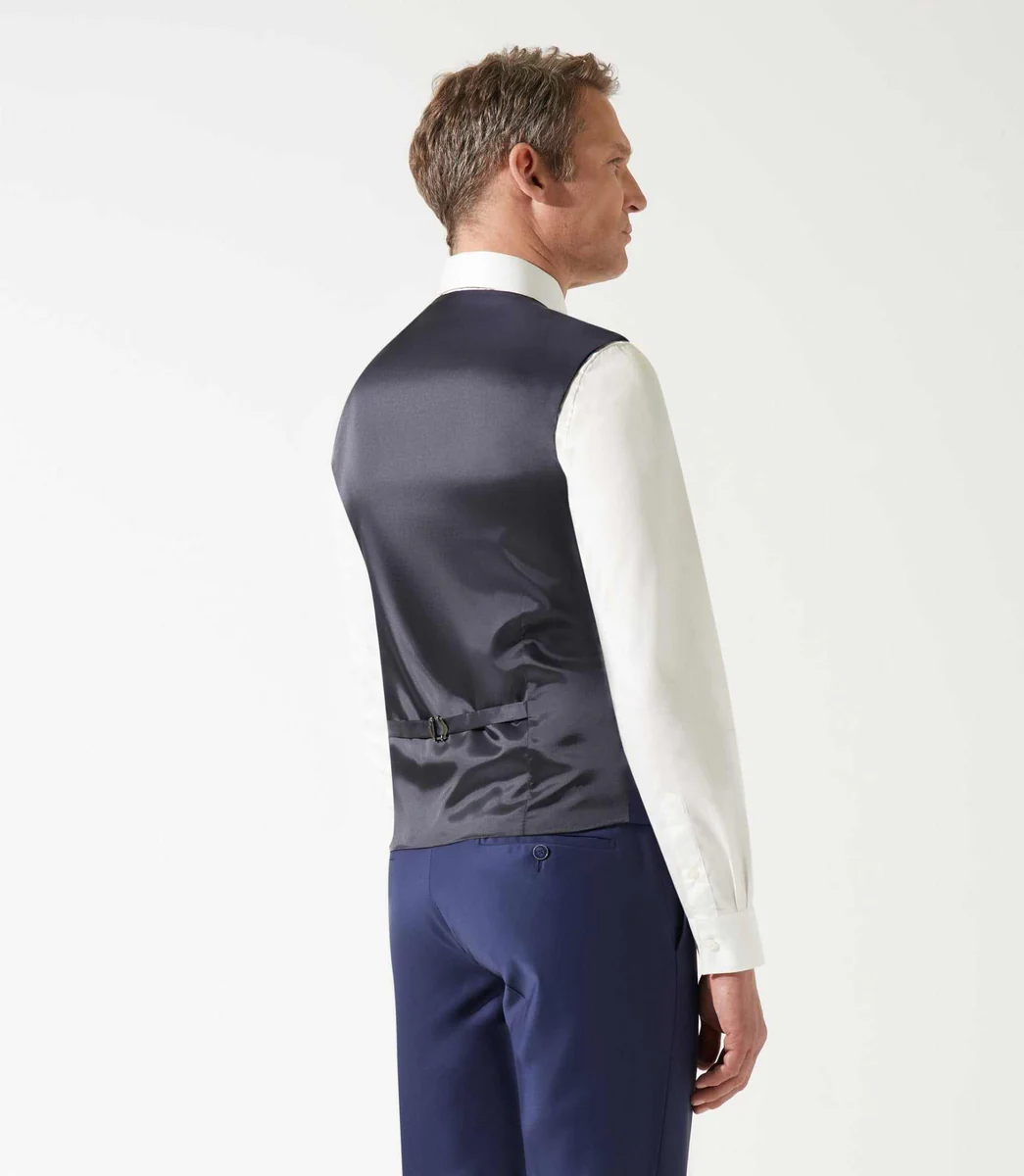 Gilet de costume bleu marine