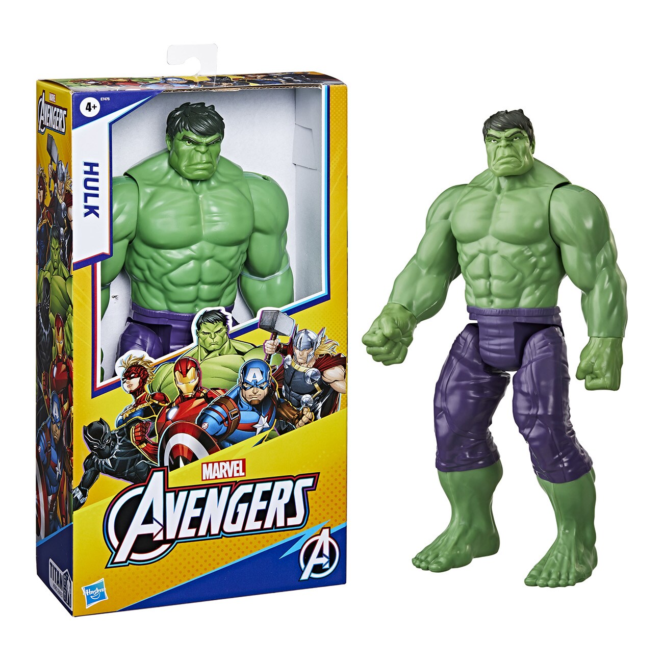Hasbro Marvel Avengers Titan Hero Serie Deluxe Hulk Mehrfarbig Spielfigur