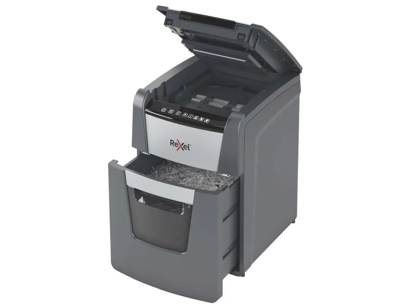 Makulator Rexel Optimum AutoFeed  100X krydsmakulering 4x28 mm (P-4)