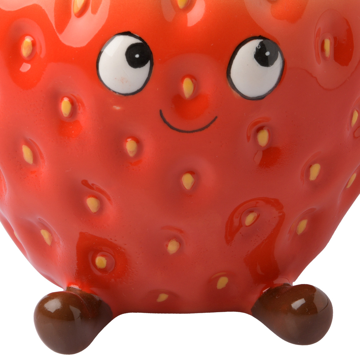 Topolino Spardose in Erdbeer-Optik rot / grün